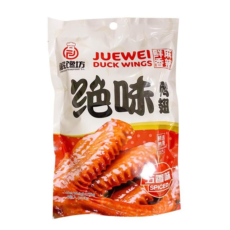 DJY打酱油解馋坊 绝味鸭翅 五香味 75g