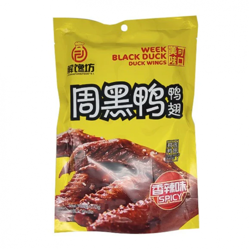 DJY打酱油解馋坊 周黑鸭鸭翅 香辣味 75g