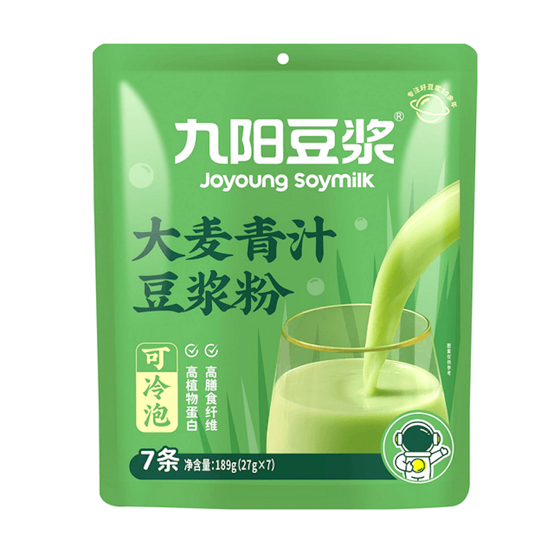 DJY打酱油九阳 大麦青汁豆浆粉自立袋装 27g*7条