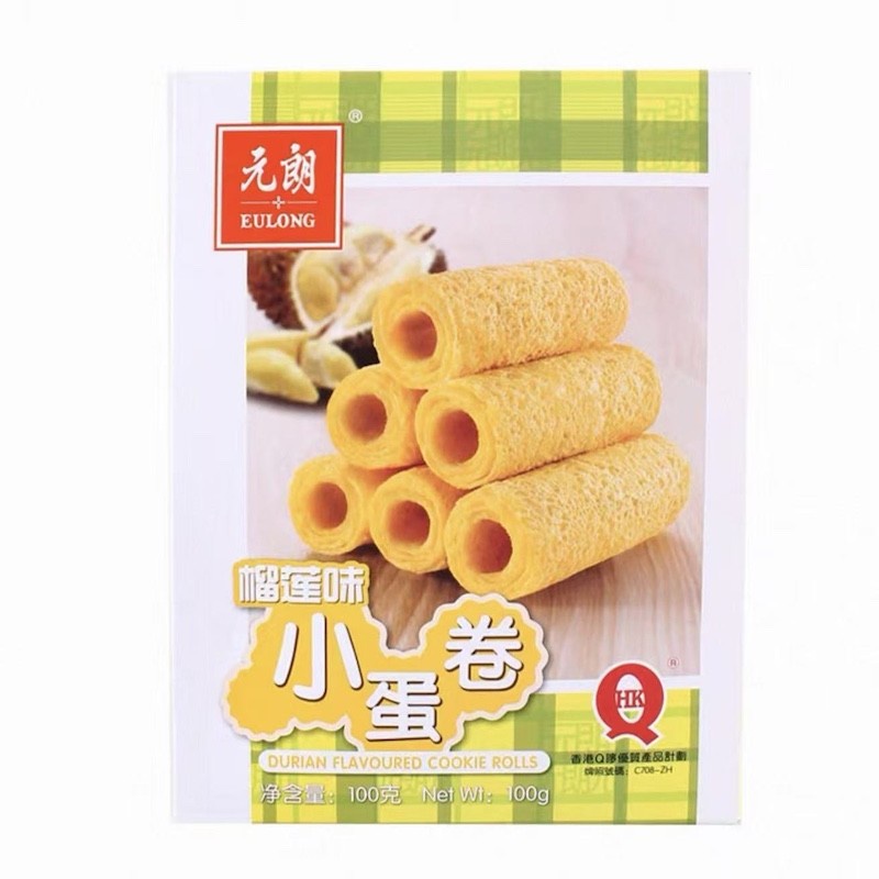 DJY打酱油元朗 榴莲味小蛋卷 100g