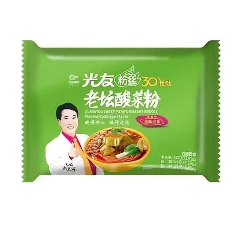 DJY打酱油光友 粉丝老坛酸菜味袋装 100g