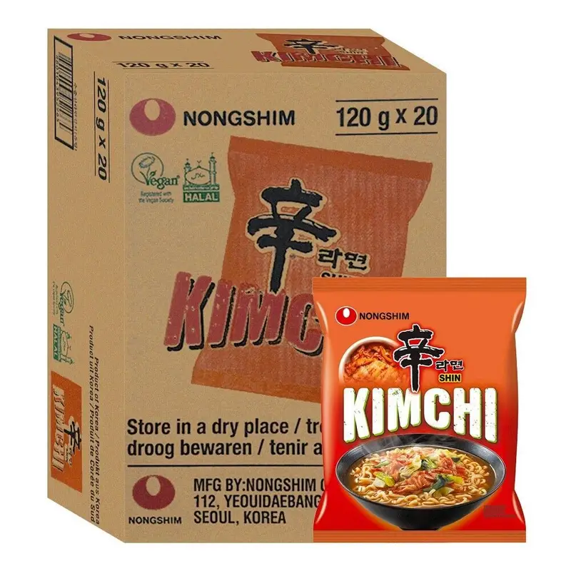 DJY打酱油26.03.12 农心 辣白菜拉面整箱出售 120g*20