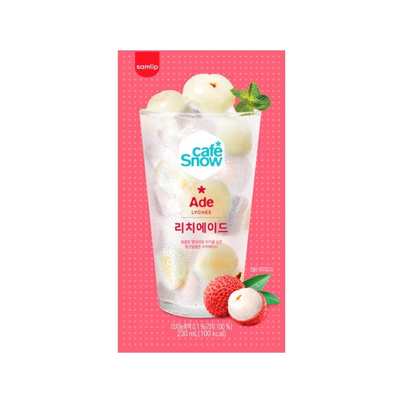 DJY打酱油SAMLIP 雪冰气泡饮 荔枝味 230ml