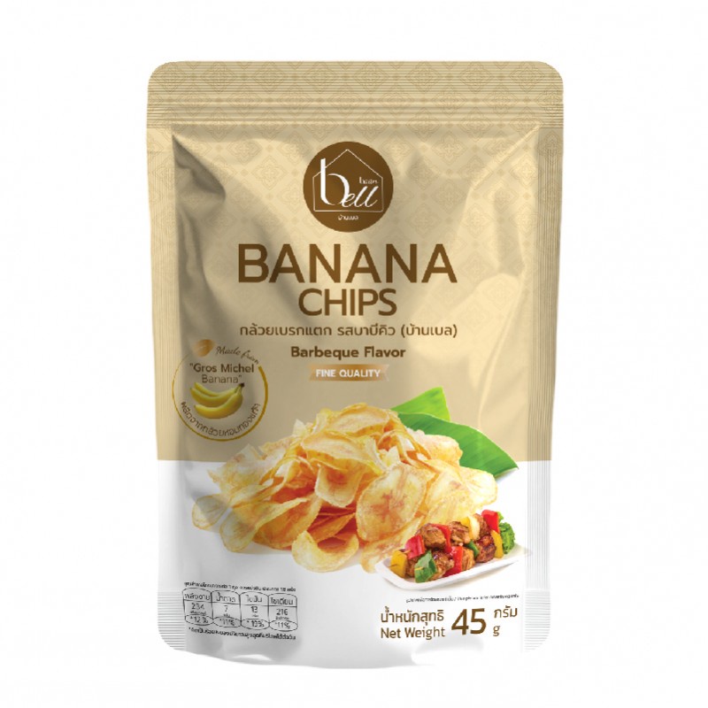 DJY打酱油Bell 香蕉脆片 烧烤味 45g