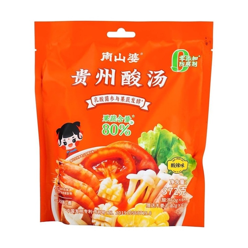 DJY打酱油南山婆 贵州酸汤 酸辣味 372g