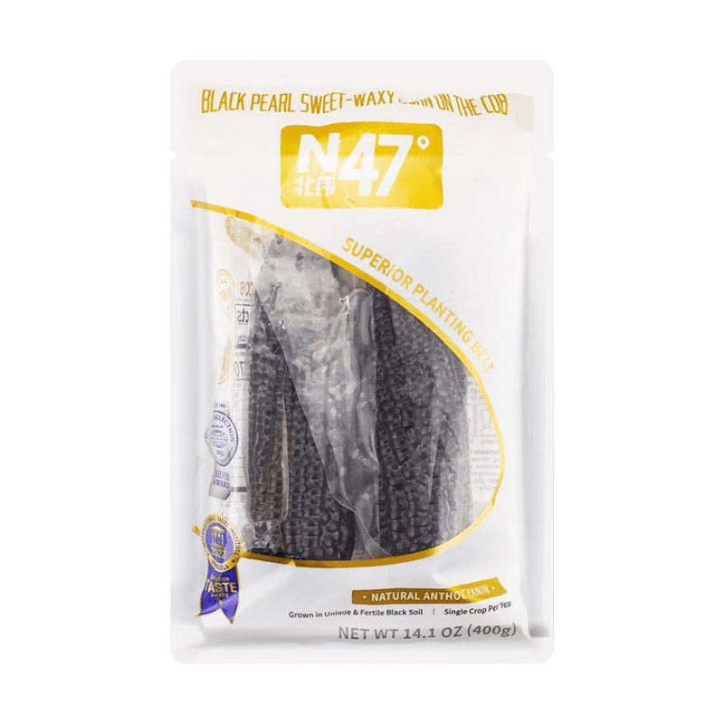 DJY打酱油北纬47度 双穗黑珍珠甜糯鲜玉米 400g