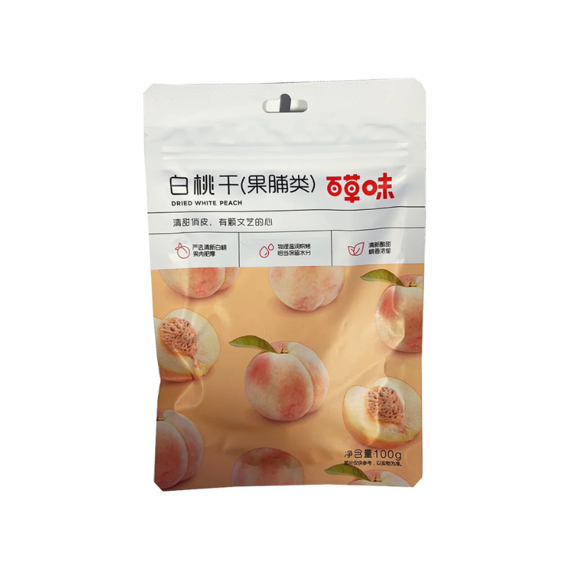 DJY打酱油百草味 白桃干 100g