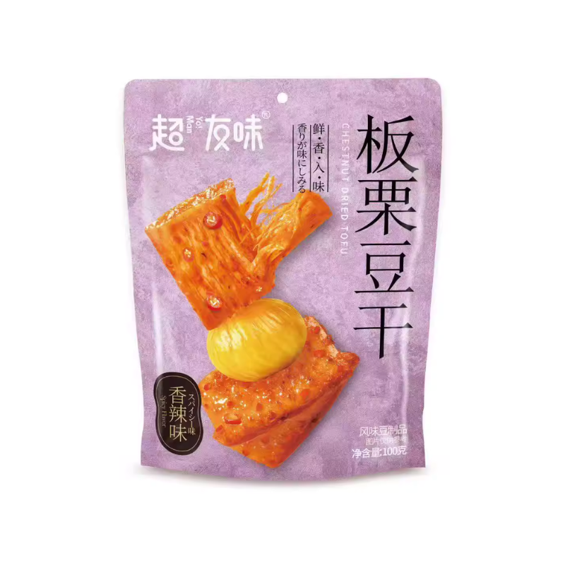 DJY打酱油超友味 板栗豆干 香辣味 100g