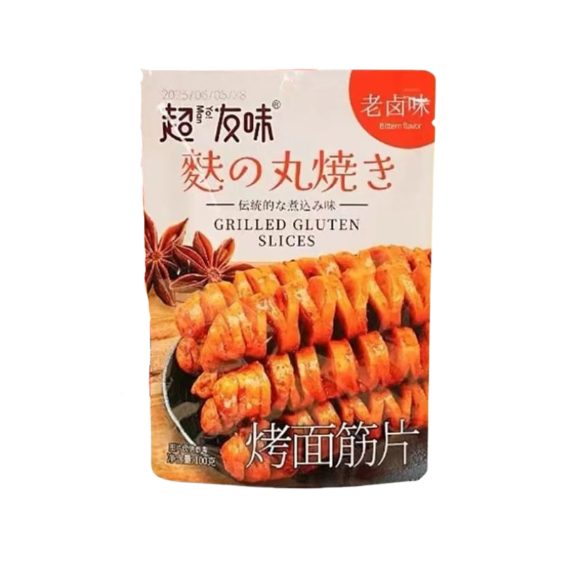 DJY打酱油超友味 烤面筋片 老卤味 100g