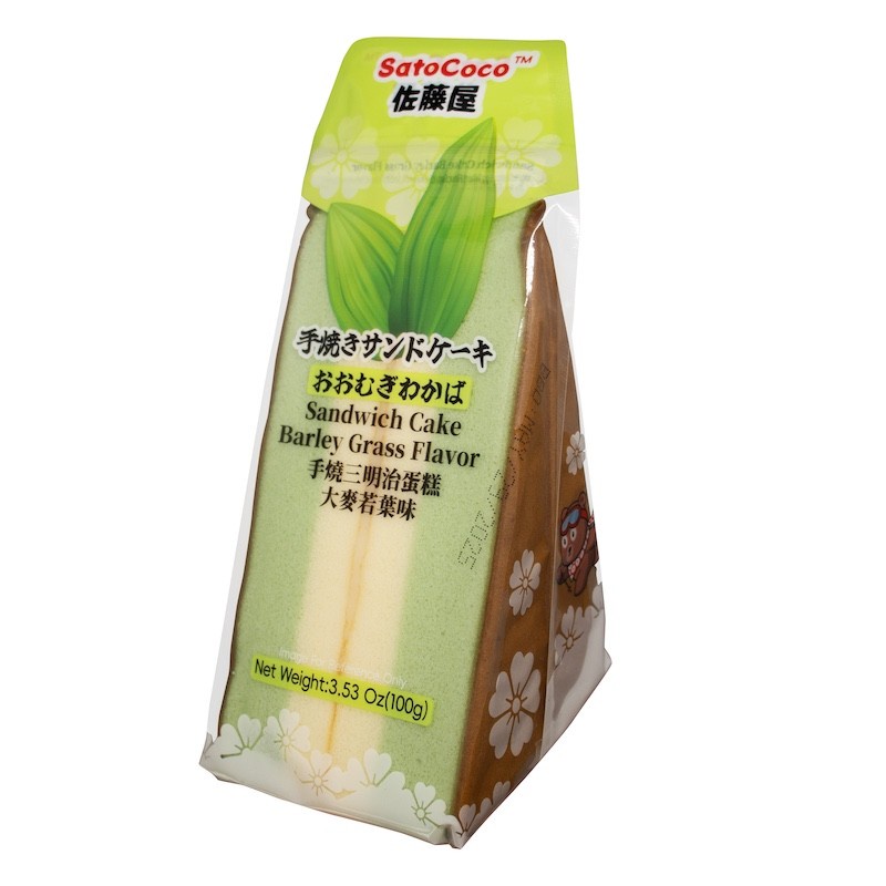 DJY打酱油佐藤屋 手烧三明治蛋糕 大麦若叶 100g
