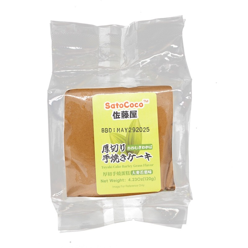 DJY打酱油佐藤屋 厚切手烧蛋糕 大麦若叶 120g
