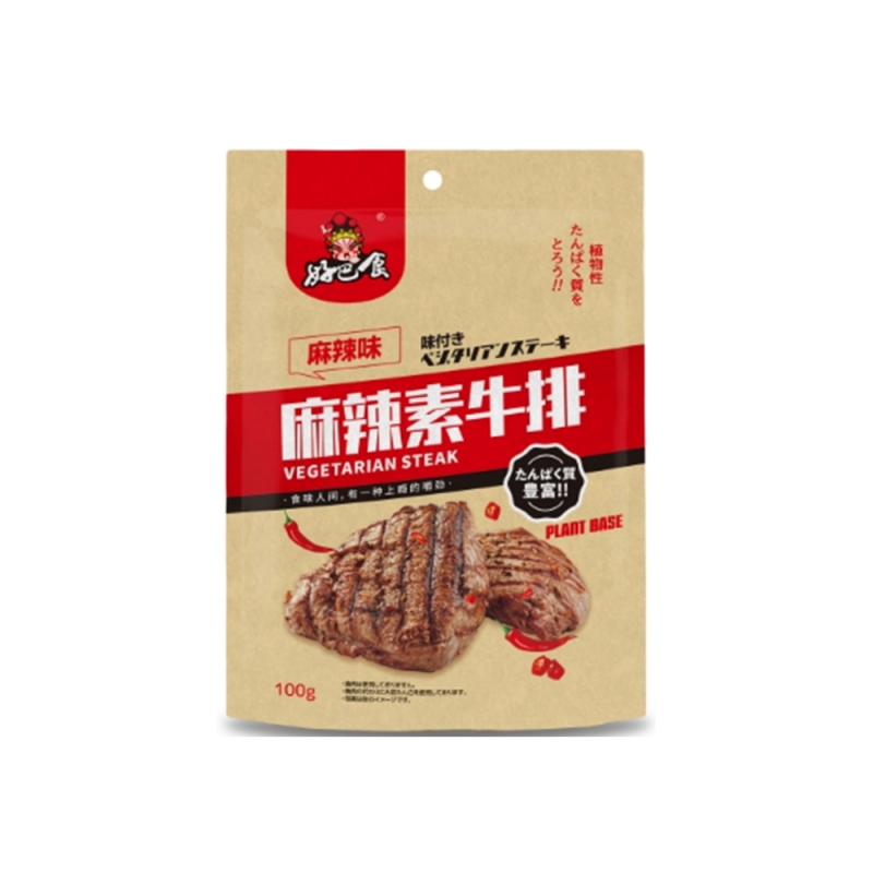 DJY打酱油好巴食 素牛肉日文版 麻辣味 100g