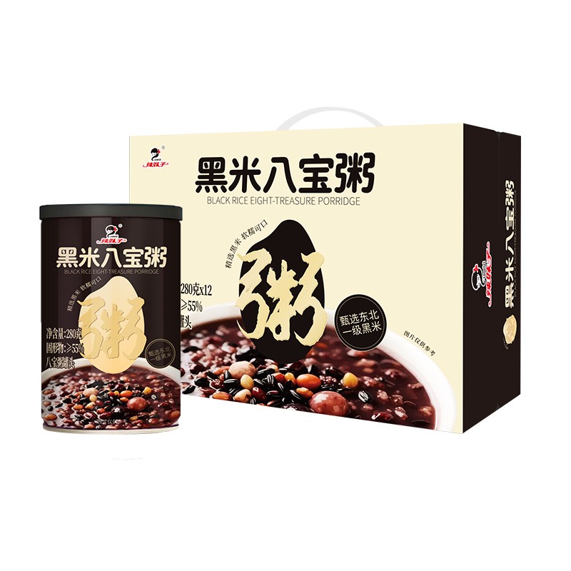 DJY打酱油辣妹子 美好日常 黑米八宝粥 280g