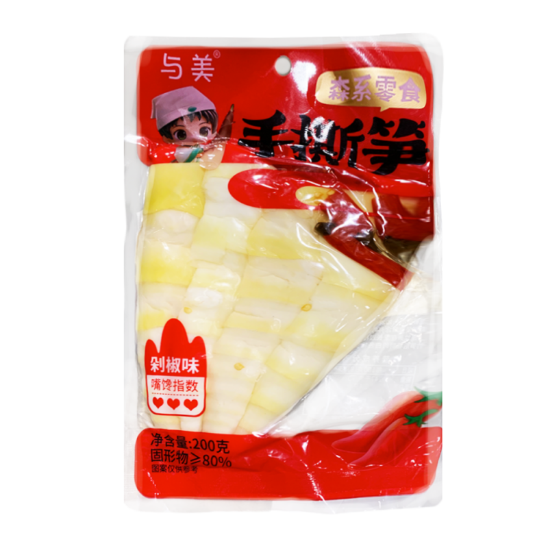 DJY打酱油与美 手撕笋 剁椒味 200g
