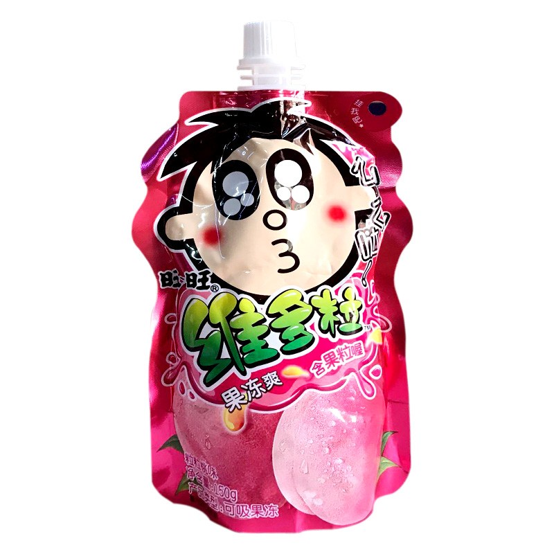 DJY打酱油旺旺 维多粒果冻爽 粒粒桃 150g