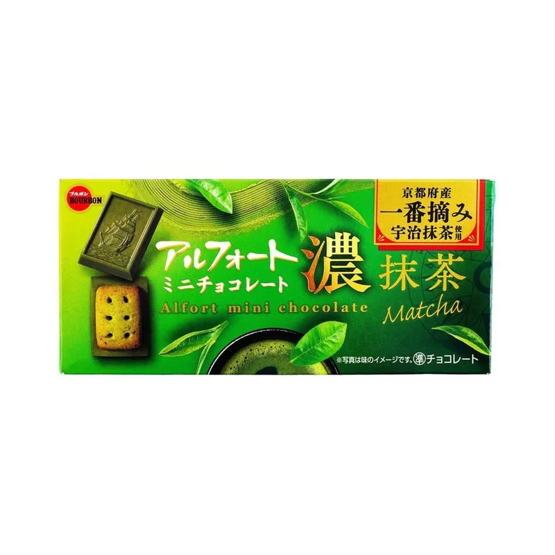 DJY打酱油Bourbon Mini 巧克力饼干 抹茶味 60g