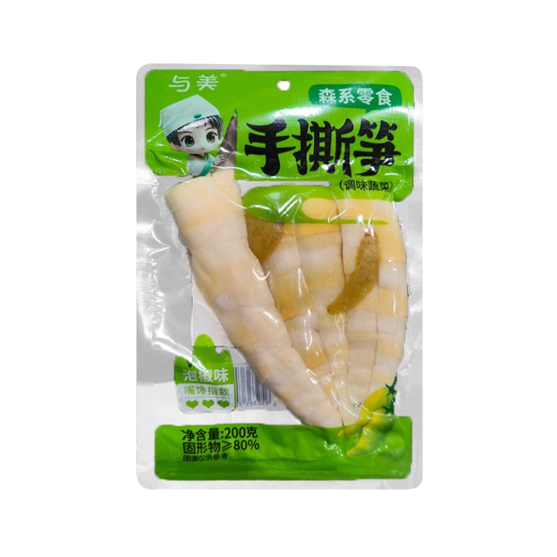 DJY打酱油与美 手撕笋 泡椒味 200g