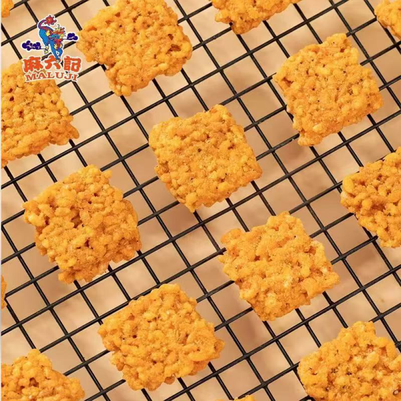 DJY打酱油麻六记 咸蛋黄糯米锅巴 蟹香蛋黄味 150g