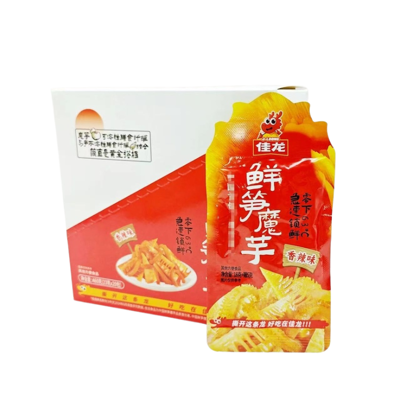 DJY打酱油佳龙 鲜笋魔芋香辣味 22g*20