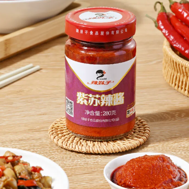 DJY打酱油辣妹子 紫苏辣酱 280g