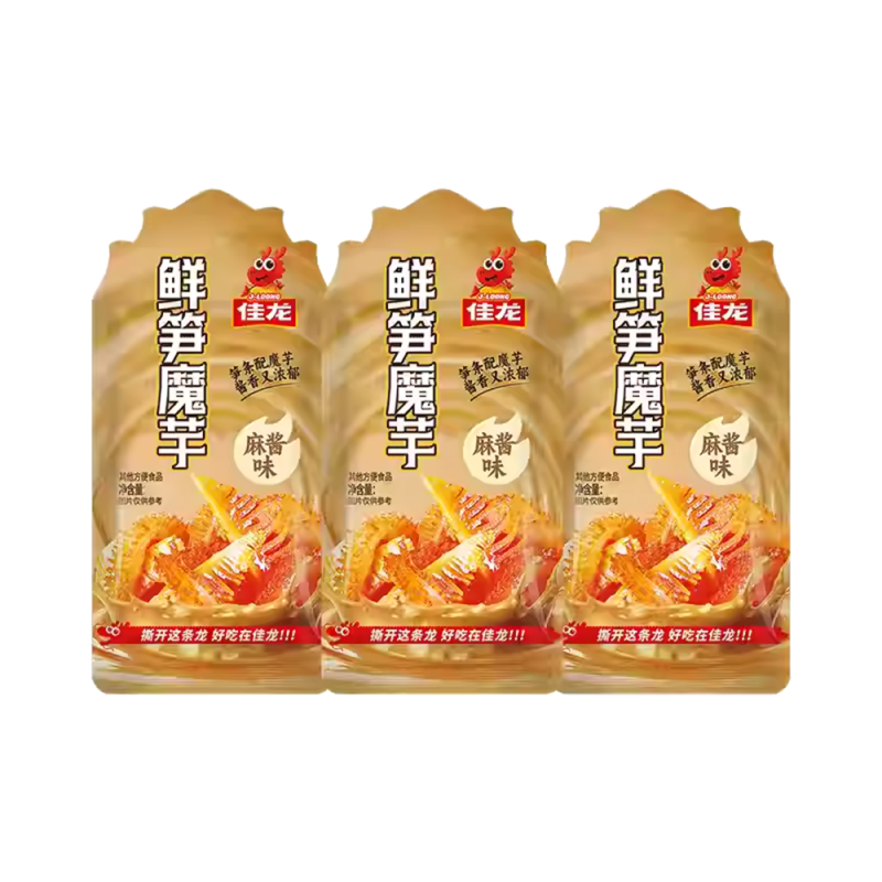 DJY打酱油佳龙 鲜笋魔芋麻酱味 20g*20