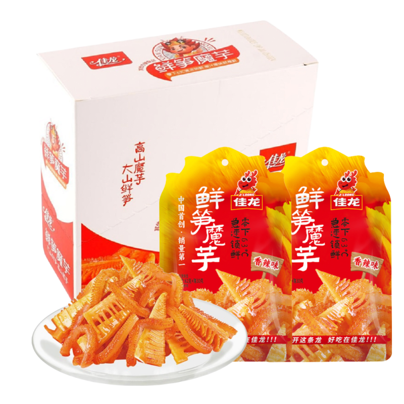 DJY打酱油佳龙 鲜笋魔芋香辣味 22g*20