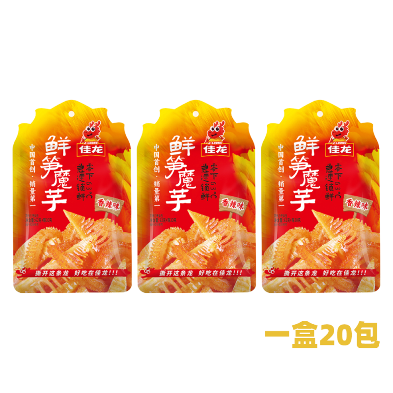 DJY打酱油佳龙 鲜笋魔芋香辣味 22g*20