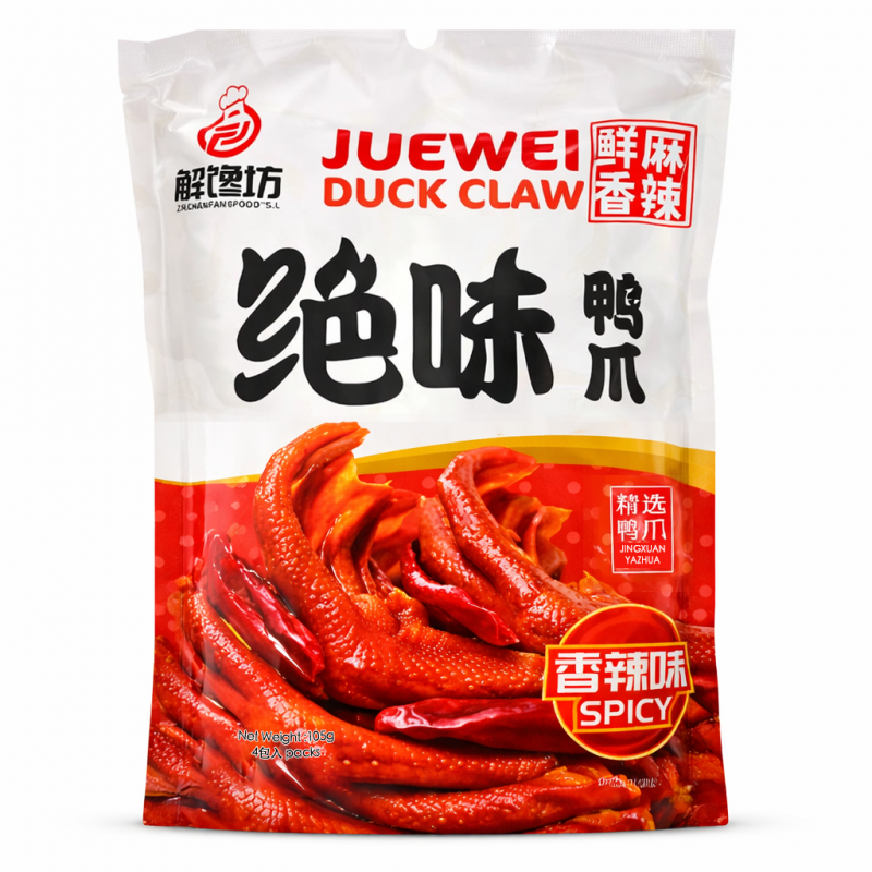 DJY打酱油解馋坊 绝味鸭爪香辣味 105g