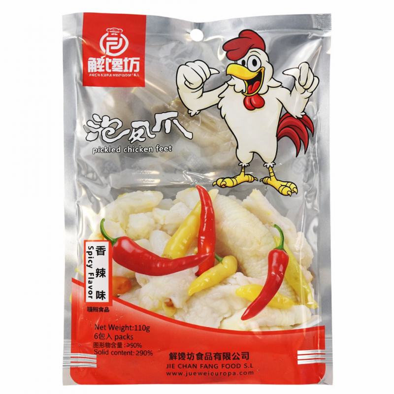 DJY打酱油解馋坊 泡椒凤爪 香辣味 110g