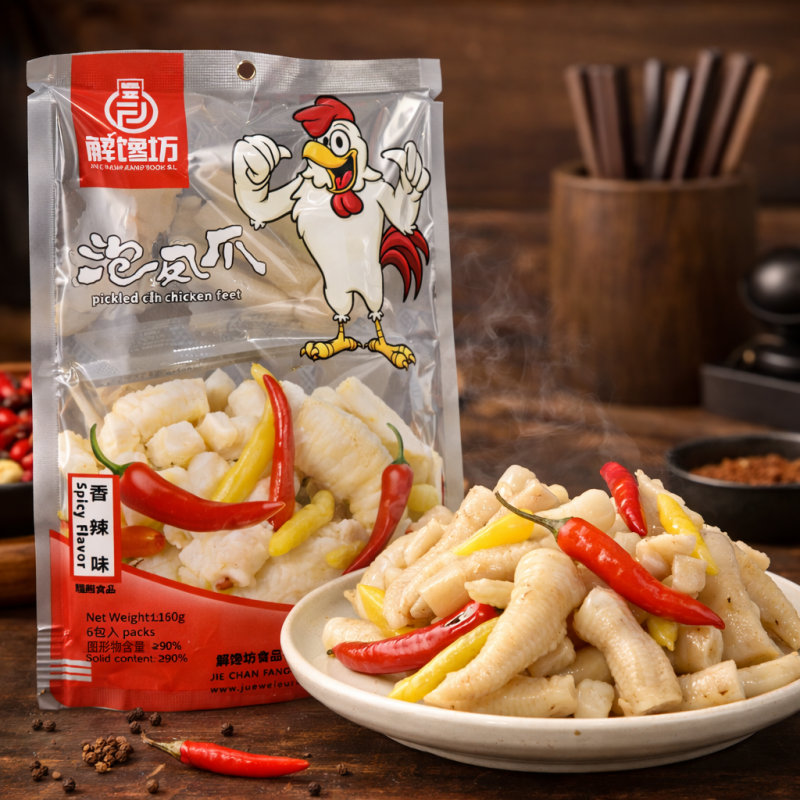 DJY打酱油解馋坊 泡椒凤爪 香辣味 110g