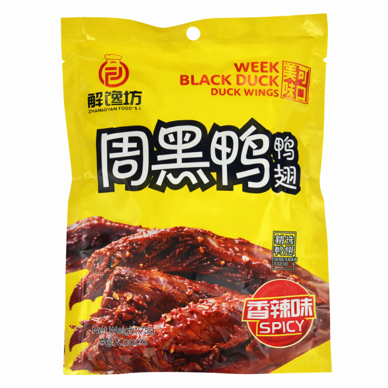 DJY打酱油解馋坊 周黑鸭鸭翅 香辣味 75g