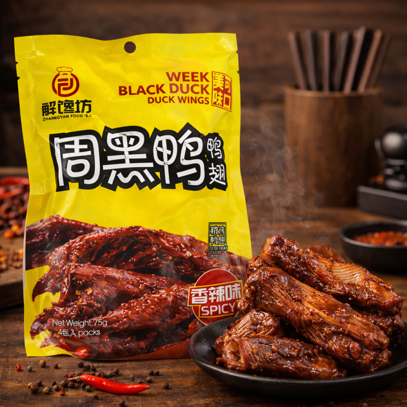DJY打酱油解馋坊 周黑鸭鸭翅 香辣味 75g