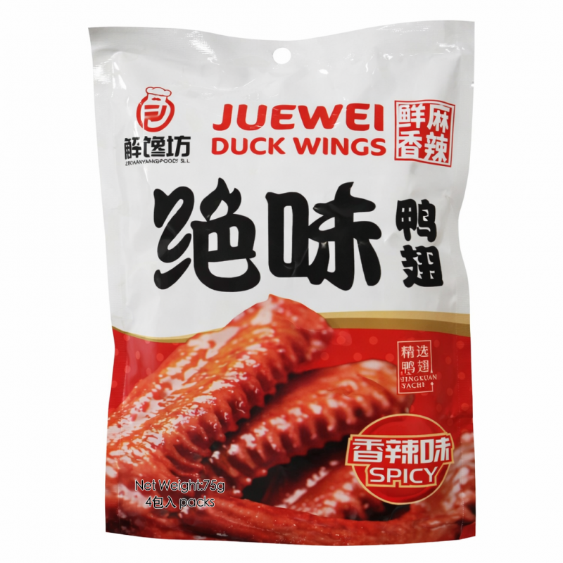 DJY打酱油解馋坊 绝味鸭翅 香辣味 75g