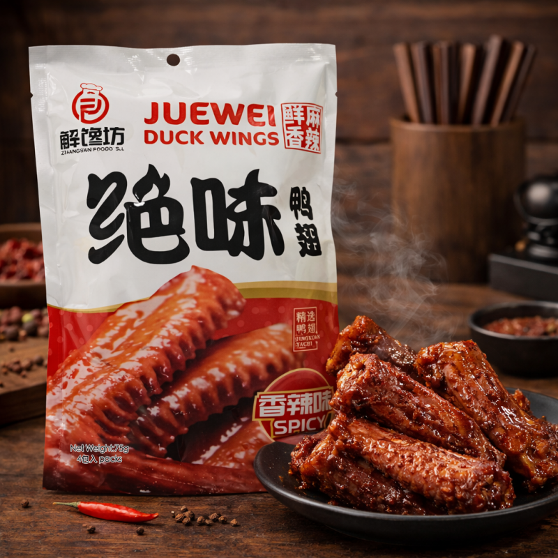 DJY打酱油解馋坊 绝味鸭翅 香辣味 75g
