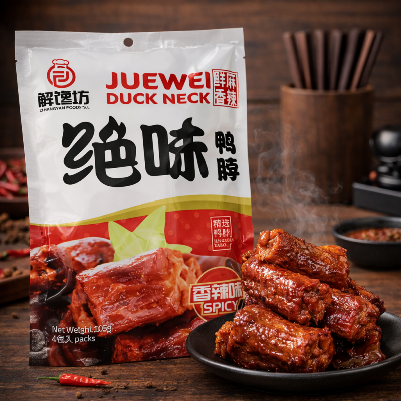 DJY打酱油解馋坊 绝味鸭脖 香辣味 105g