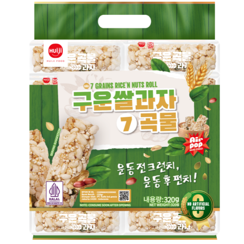 DJY打酱油徽记 7种谷物酥脆大米棒 320g