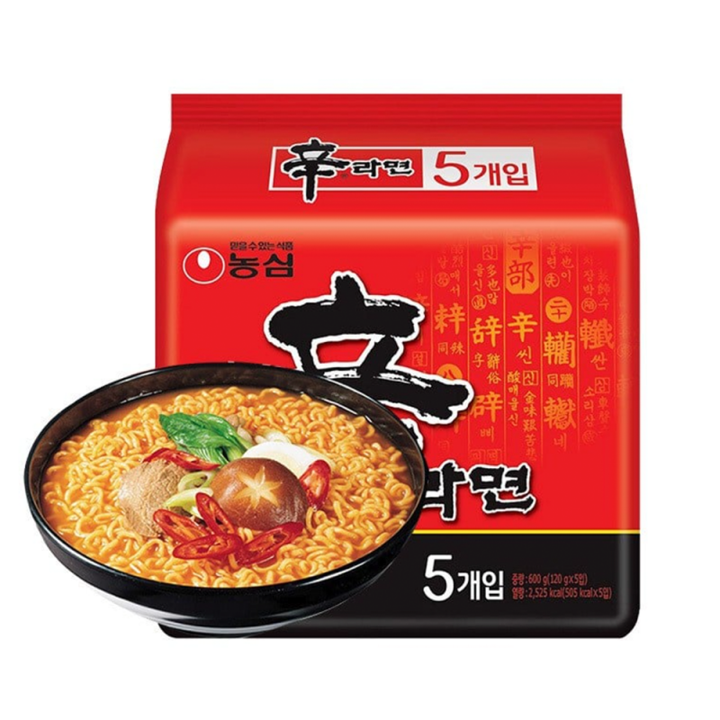 DJY打酱油韩国 NONGSHIM 农心辛拉面 家庭装 600g