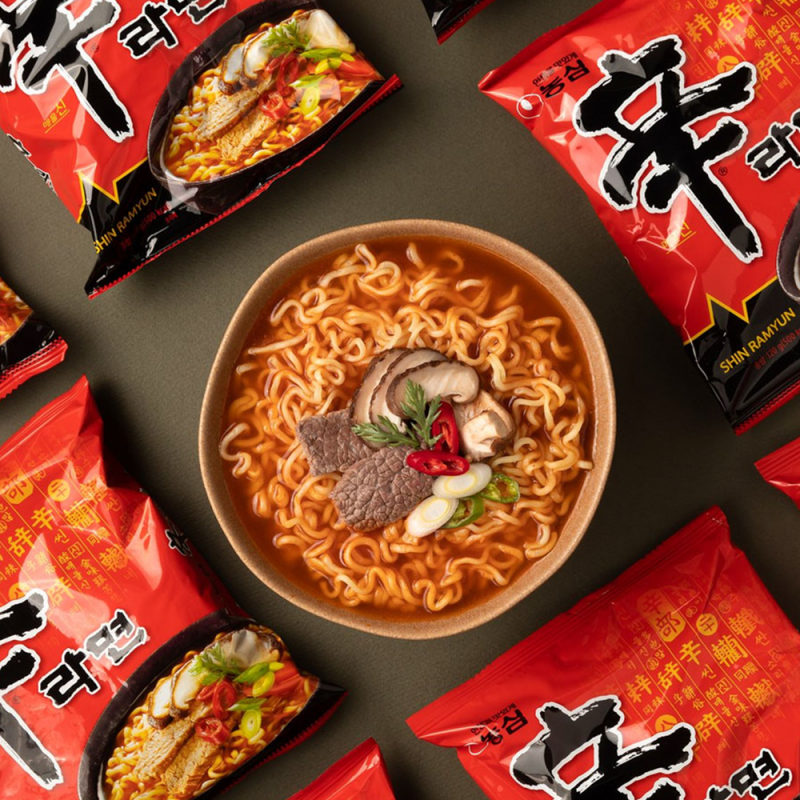DJY打酱油韩国 NONGSHIM 农心辛拉面 家庭装 600g