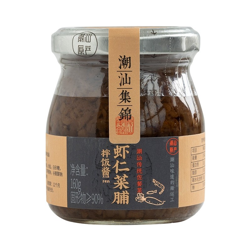 DJY打酱油潮汕集锦 虾仁菜脯 160g