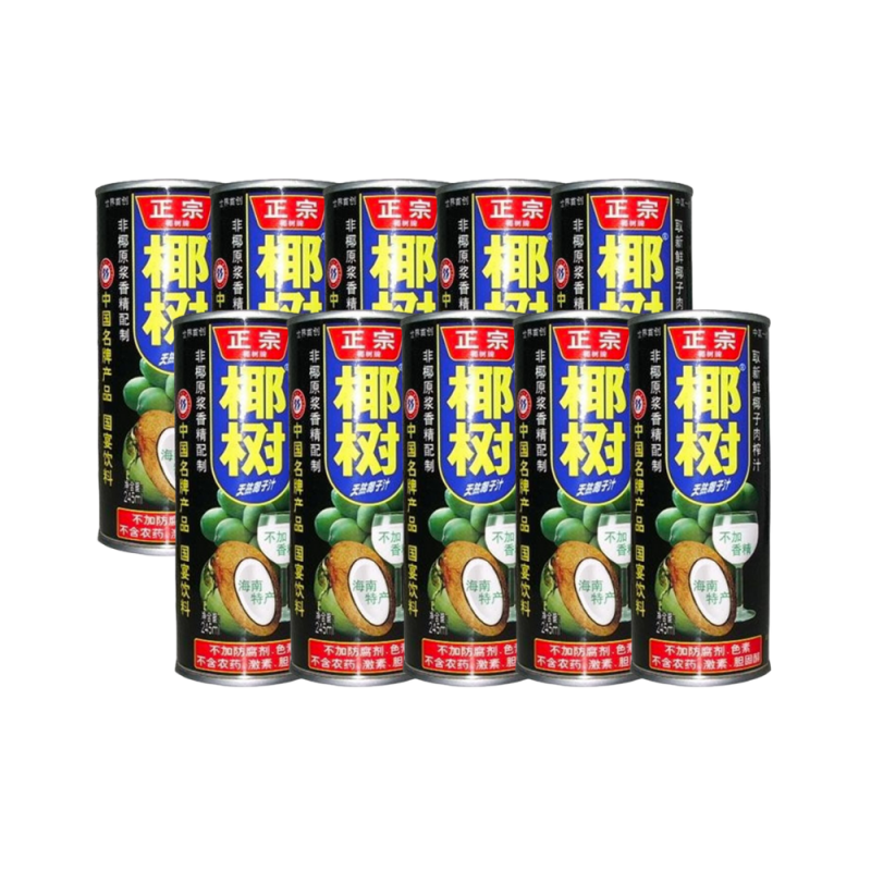 DJY打酱油海南特产 正宗椰树椰汁 椰子汁 245ml 10罐装