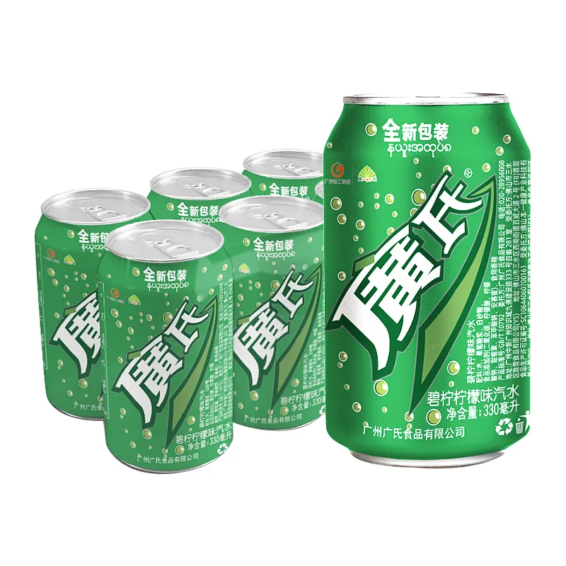 DJY打酱油广氏 碧柠柠檬味汽水 330ml