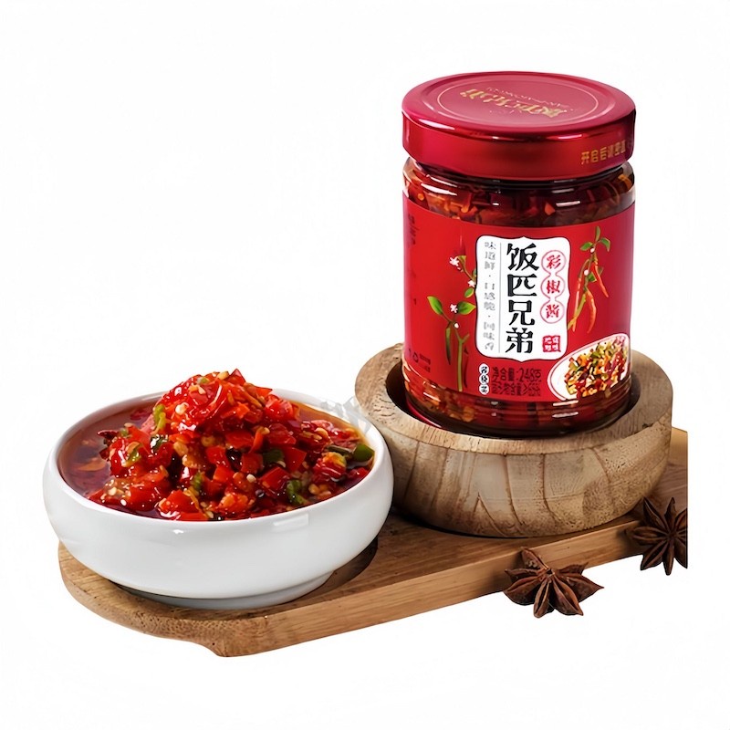 DJY打酱油饭匹兄弟 彩椒酱 248g