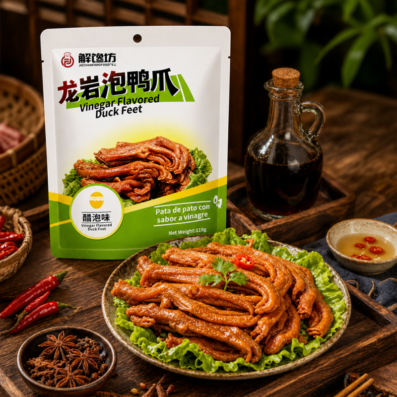 DJY打酱油解馋坊 龙岩泡鸭爪 醋泡味 118g